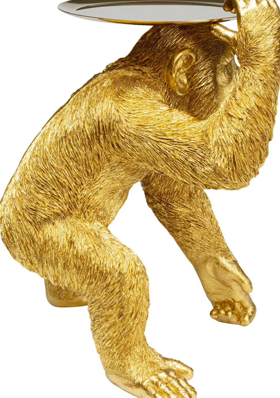 KARE Design Decofiguur Playing Chimp Butler Gold 52cm Cheap