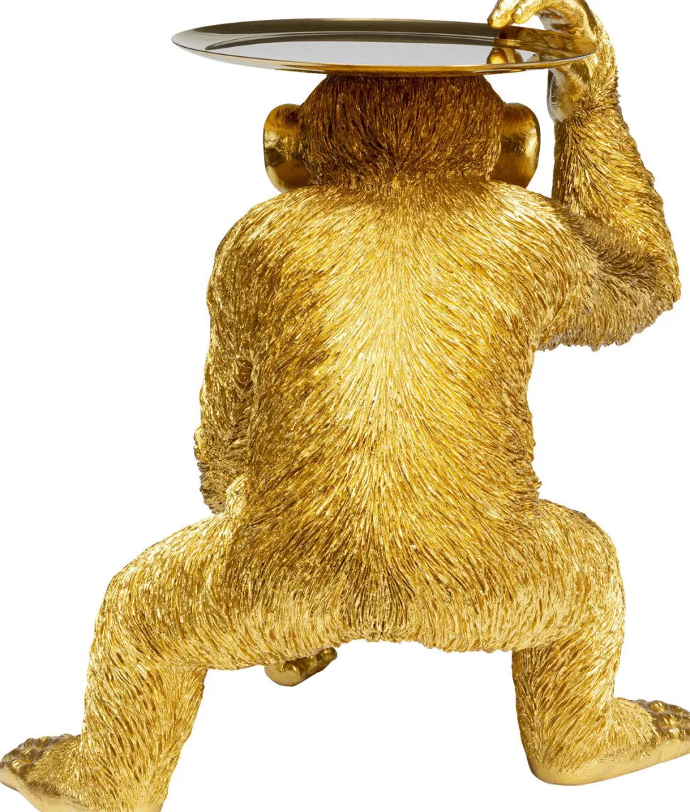 KARE Design Decofiguur Playing Chimp Butler Gold 52cm Cheap