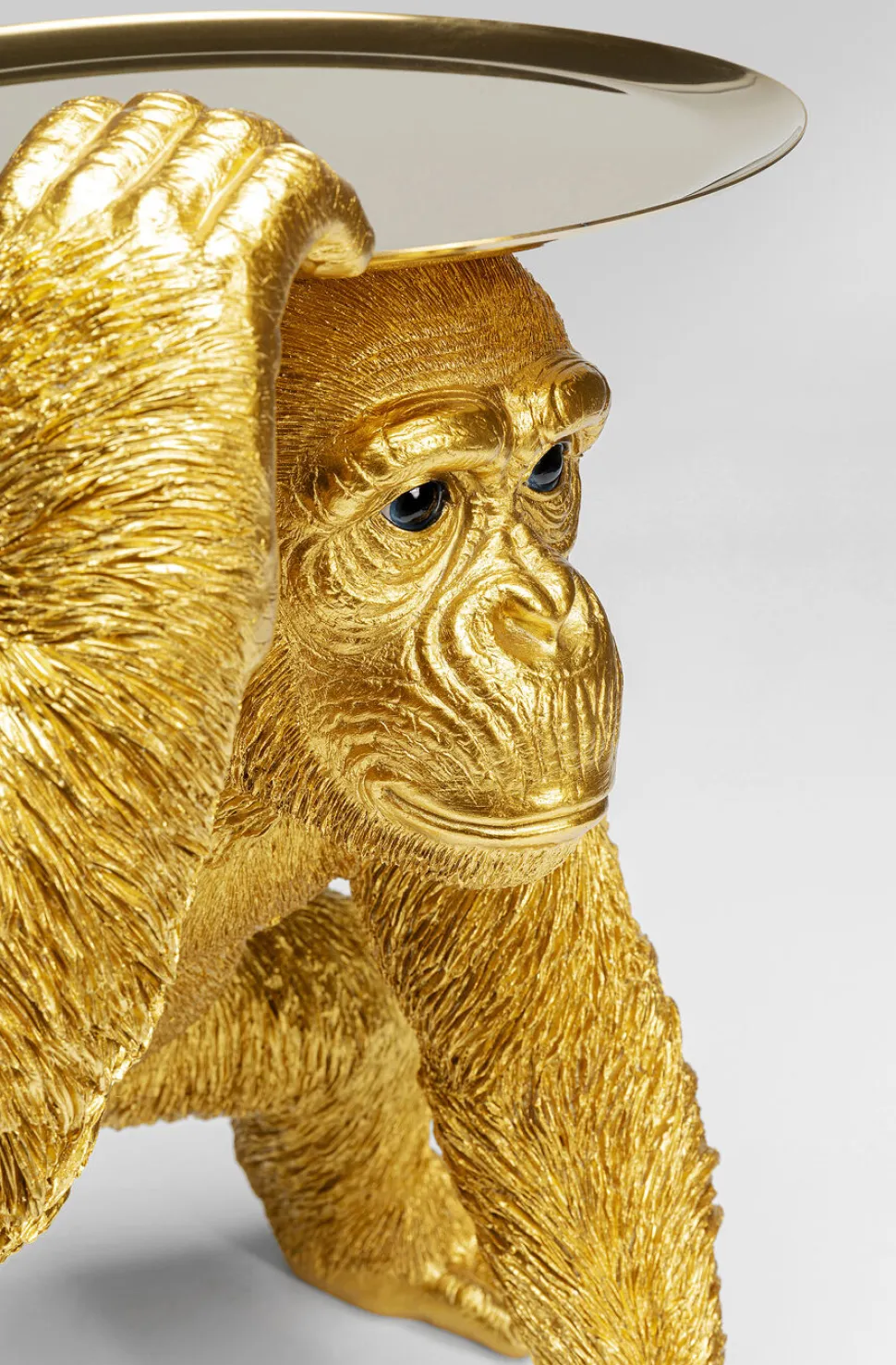 KARE Design Decofiguur Playing Chimp Butler Gold 52cm Cheap