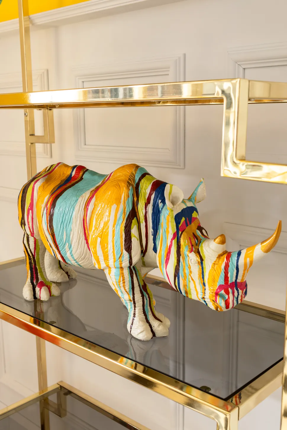 KARE Design Decofiguur Rhino Colore 26cm Best