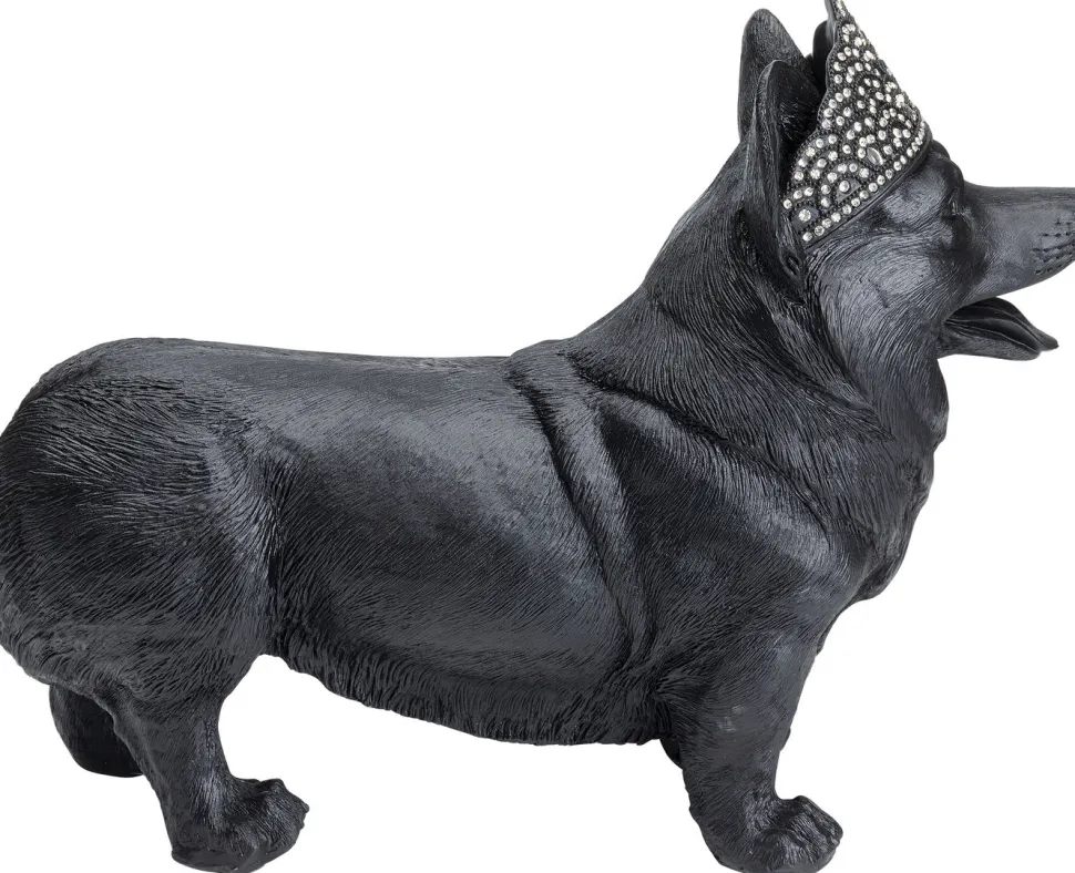 KARE Design Decofiguur Royal Standing Corgi Zwart Cheap