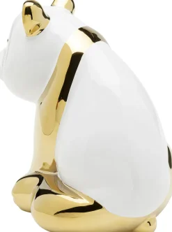 KARE Design Decofiguur Sitting Panda Gold 18cm Discount
