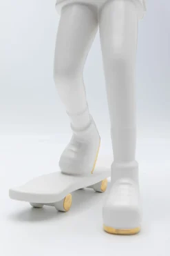 KARE Design Decofiguur Skating Astronaut White 33cm Clearance