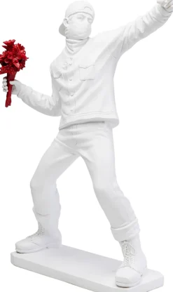 KARE Design Decofiguur Street Art Bouquet White 67cm Best