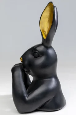 KARE Design Decofiguur Sweet Rabbit Black 31cm Clearance