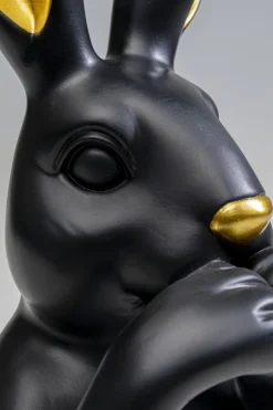 KARE Design Decofiguur Sweet Rabbit Black 31cm Clearance