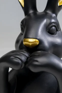 KARE Design Decofiguur Sweet Rabbit Black 31cm Clearance