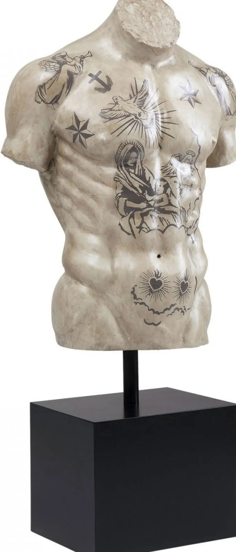 KARE Design Decofiguur Torso Tattoos Hot