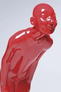 KARE Design Decofiguur Welcome Guests Rood Klein Clearance