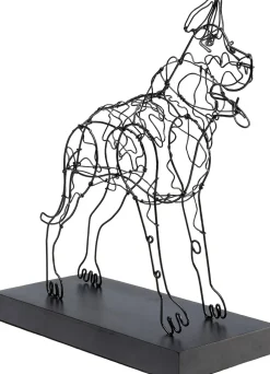 KARE Design Decofiguur Wire Attack Dog 36cm New
