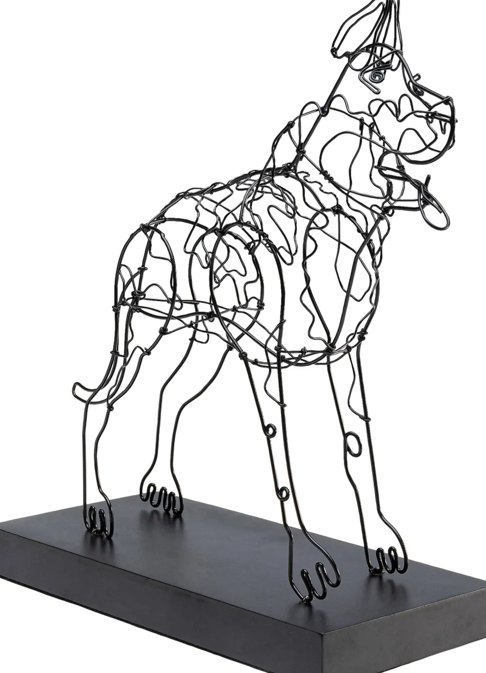 KARE Design Decofiguur Wire Attack Dog 36cm New