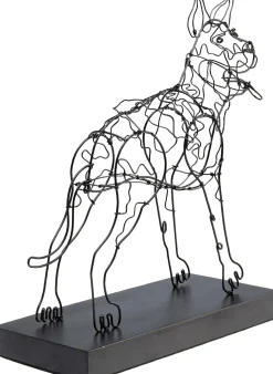 KARE Design Decofiguur Wire Attack Dog 36cm New