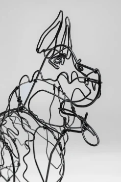 KARE Design Decofiguur Wire Attack Dog 36cm New