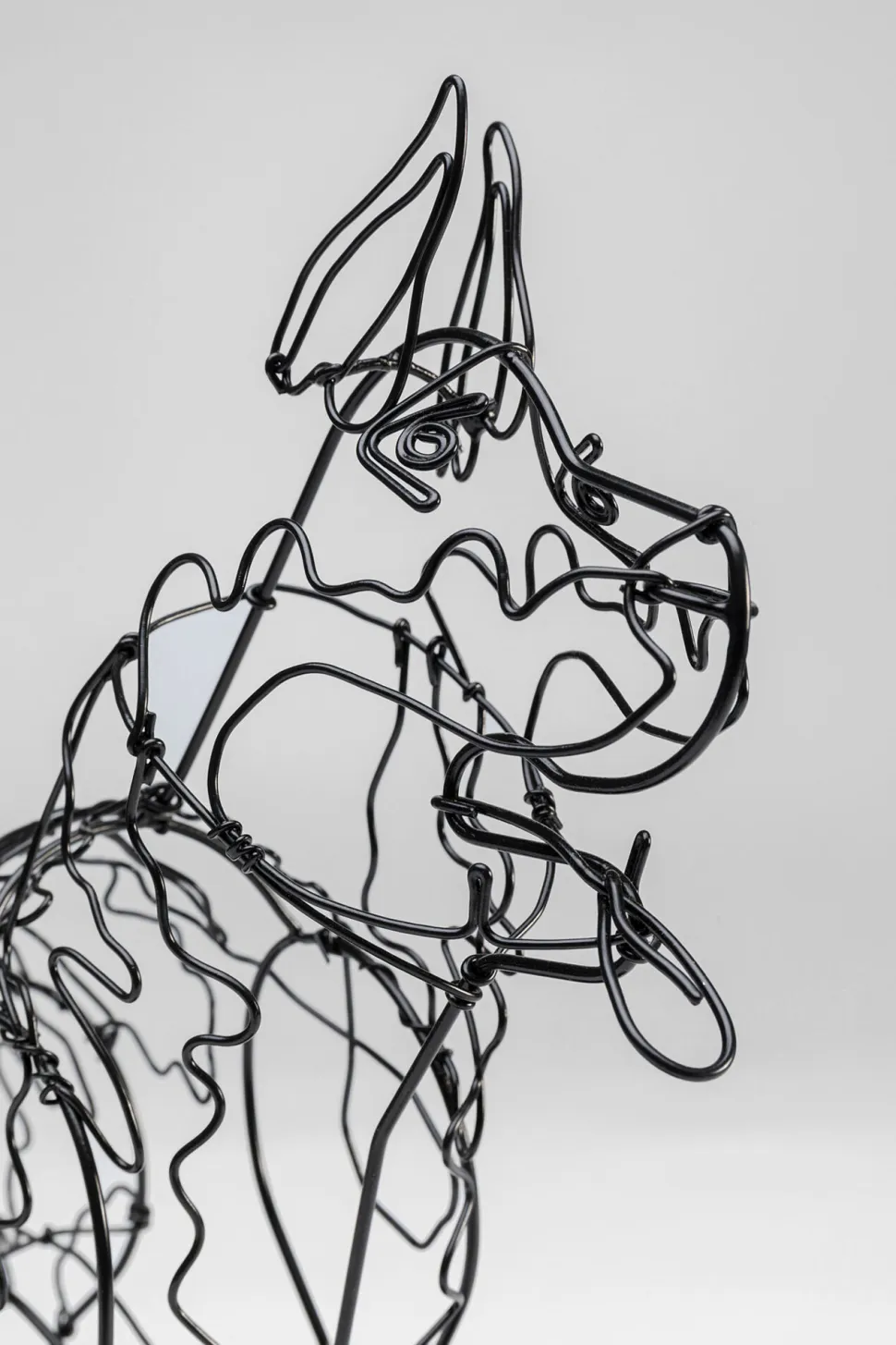 KARE Design Decofiguur Wire Attack Dog 36cm New