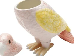 KARE Design Deco Kan Exotic Bird Giallo 23cm New