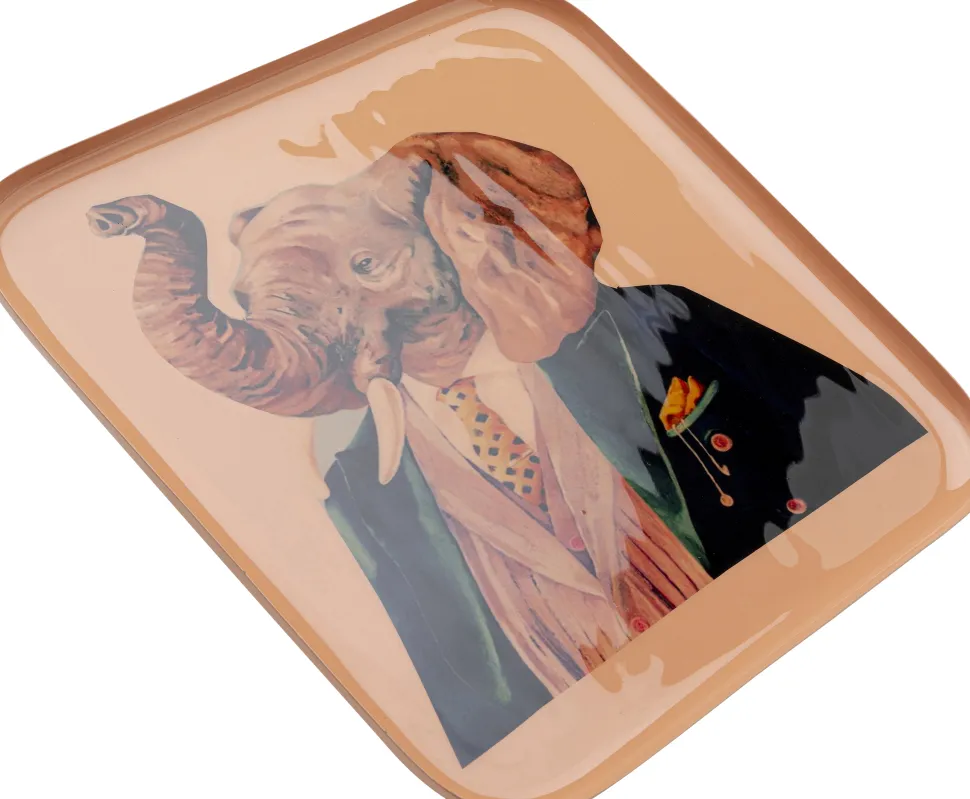 KARE Design Dienblad Elephant 27x27cm Cheap