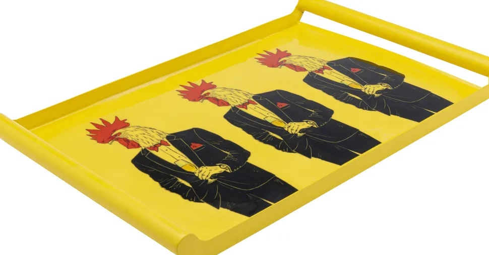 KARE Design Dienblad Rooster 49x30cm Best Sale