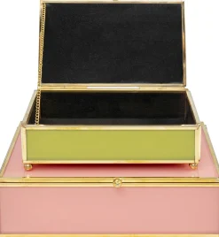KARE Design Doos Neomi Green Pink (Set Van 2) Online