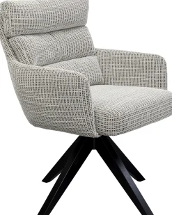 KARE Design Draaibare Fauteuil Bosse Black Cheap
