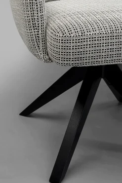 KARE Design Draaibare Fauteuil Bosse Black Cheap