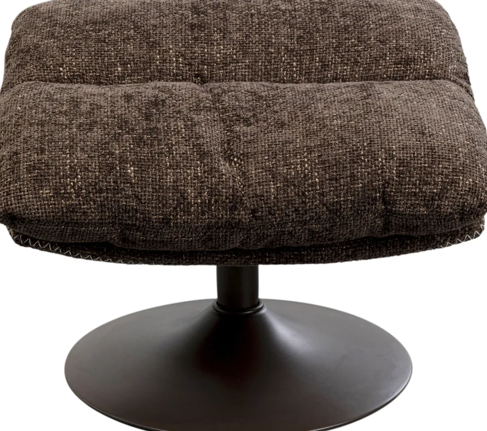 KARE Design Draaibare Fauteuil + Hocker Montreal Cheap