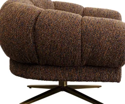 KARE Design Draaibare Fauteuil Janno Brown Sale