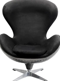 KARE Design Draaibare Fauteuil Lounge Black Graphit Best Sale