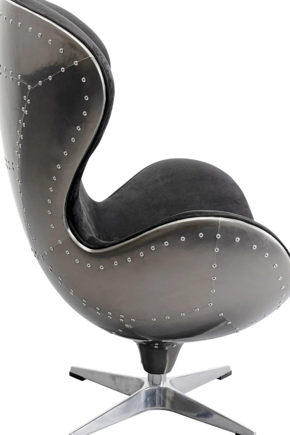 KARE Design Draaibare Fauteuil Lounge Black Graphit Best Sale
