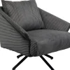 KARE Design Draaibare Fauteuil Milo Grey Online