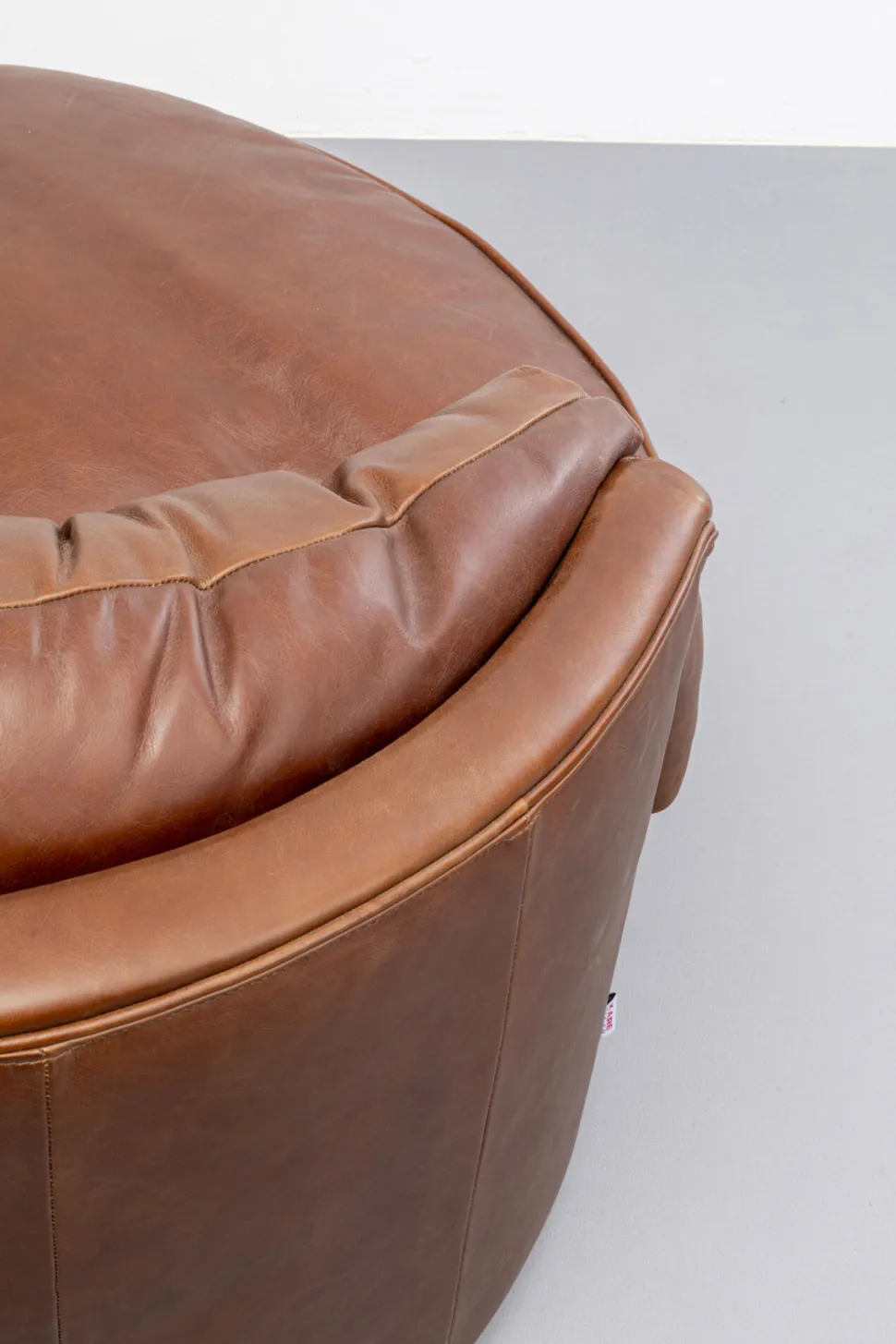 KARE Design Draaibare Fauteuil Music Hall Leather Brown Cheap
