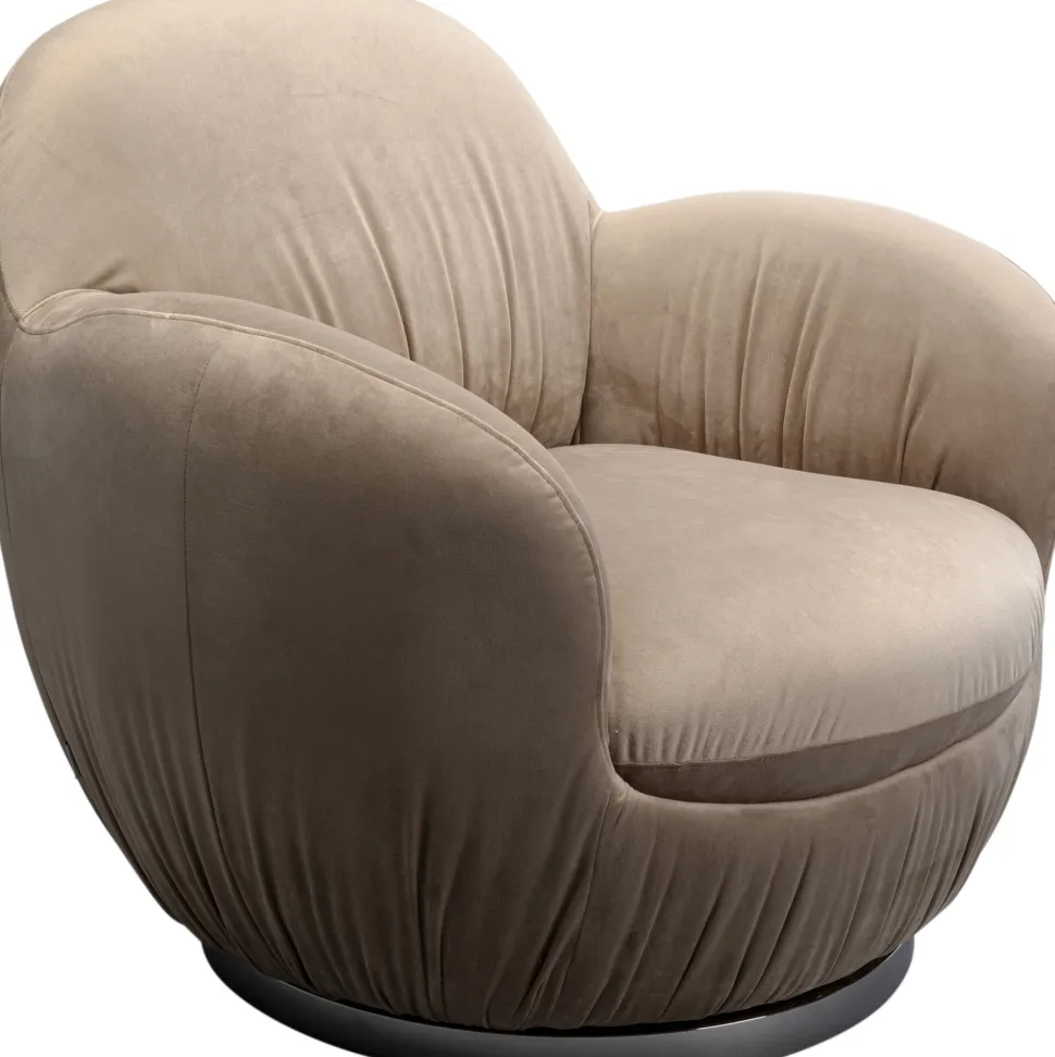 KARE Design Draaibare Fauteuil Nube Grey Discount