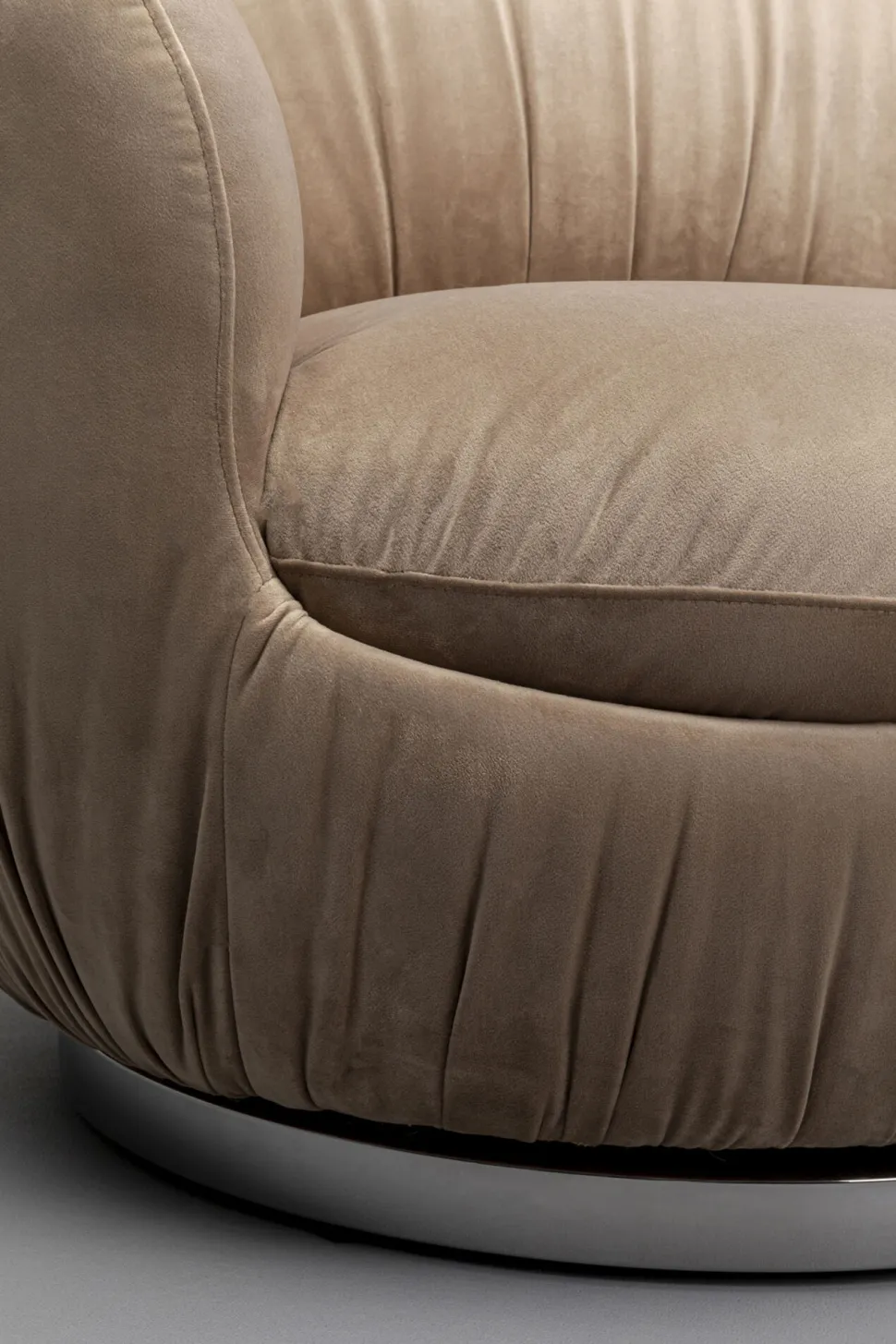 KARE Design Draaibare Fauteuil Nube Grey Discount