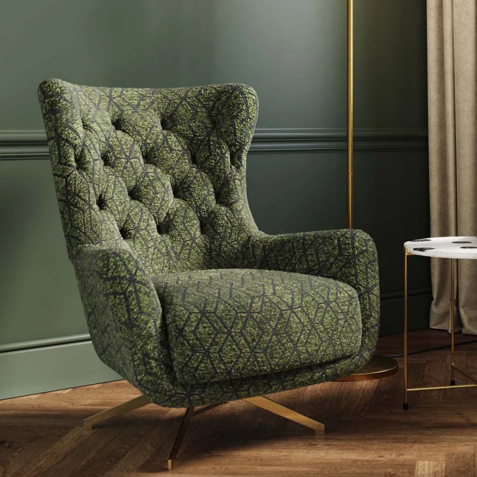 KARE Design Draaifauteuil Bellini Green Shop