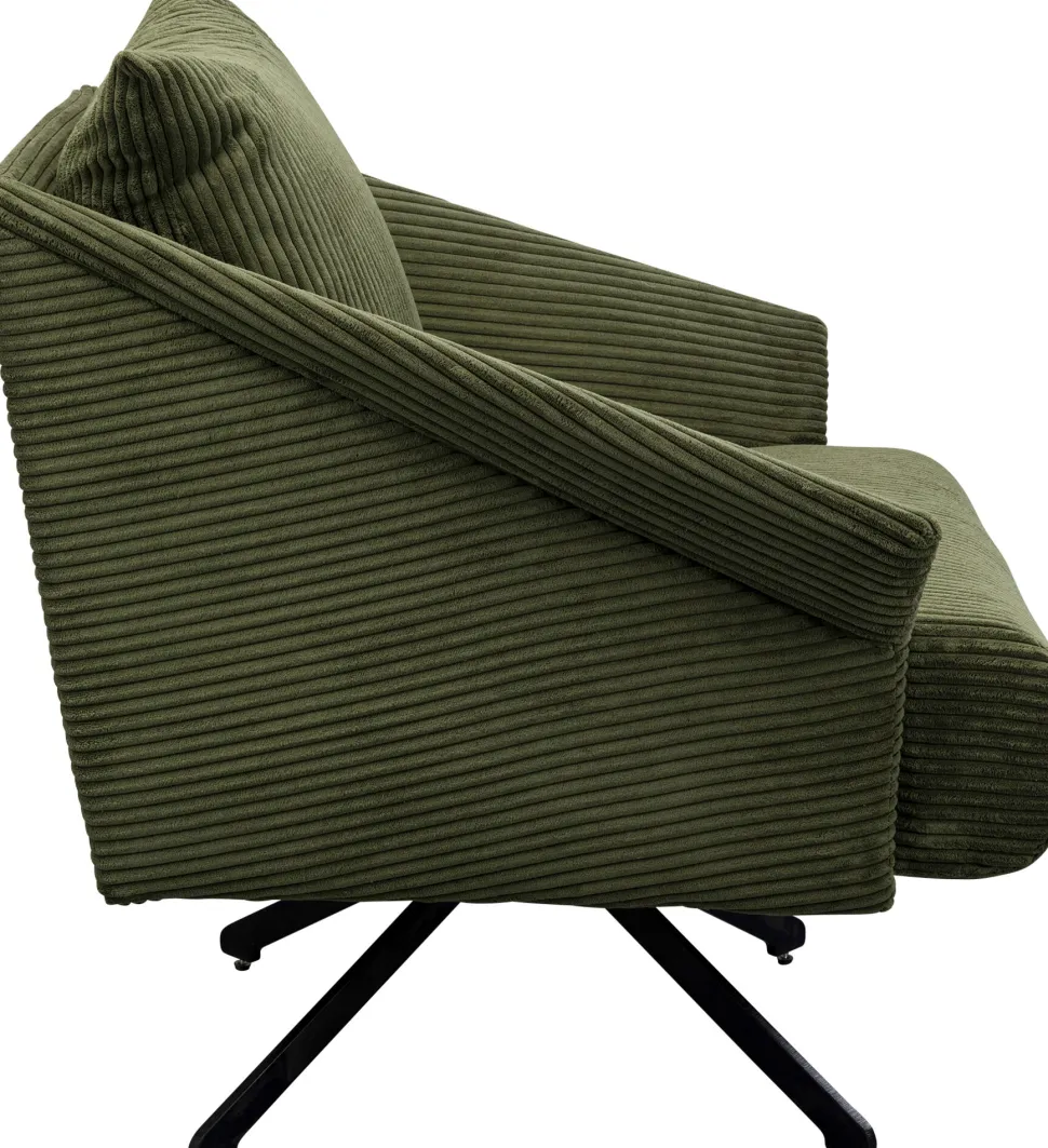 KARE Design Draaifauteuil Milo Green Store