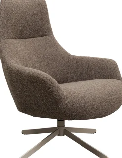 KARE Design Draaifauteuil Mimi Grijs Hot