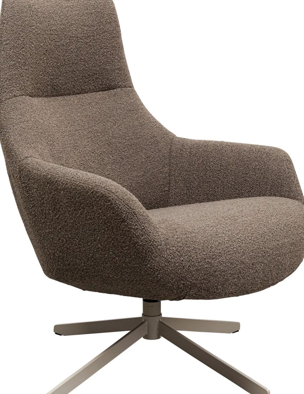 KARE Design Draaifauteuil Mimi Grijs Hot
