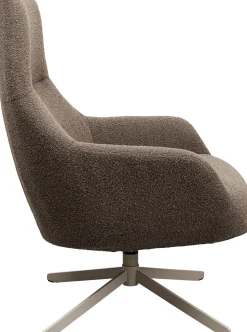 KARE Design Draaifauteuil Mimi Grijs Hot