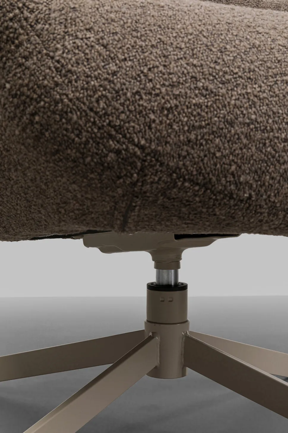 KARE Design Draaifauteuil Mimi Grijs Hot
