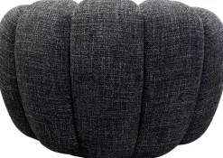 KARE Design Draaifauteuil Peppo Bloom Melange Black Discount