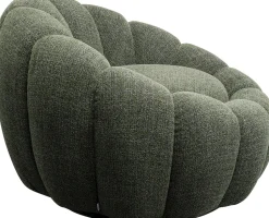 KARE Design Draaifauteuil Peppo Bloom Melange Green New