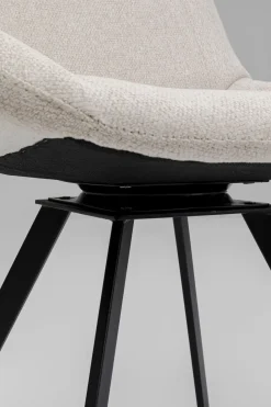 KARE Design Draaistoel Baron Cream Clearance