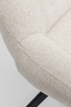 KARE Design Draaistoel Baron Cream Clearance