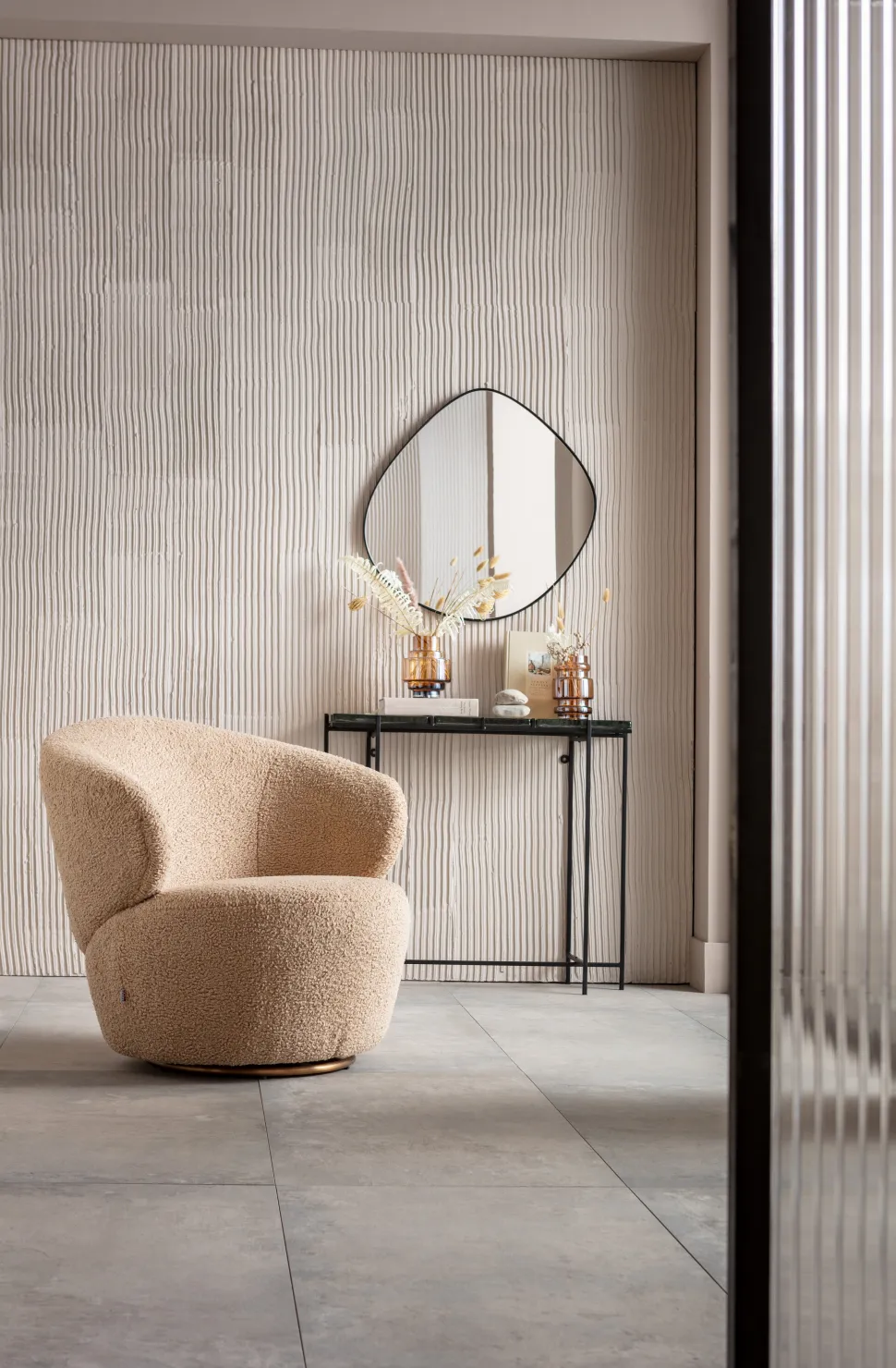 KARE Design Draaistoel Carella Clearance