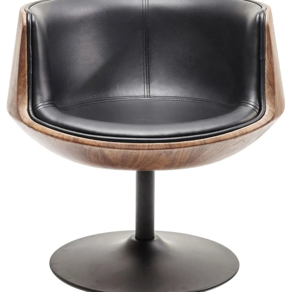 KARE Design Draaistoel Club Walnoot Store