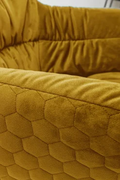 KARE Design Draaistoel Colmar Geel Fashion