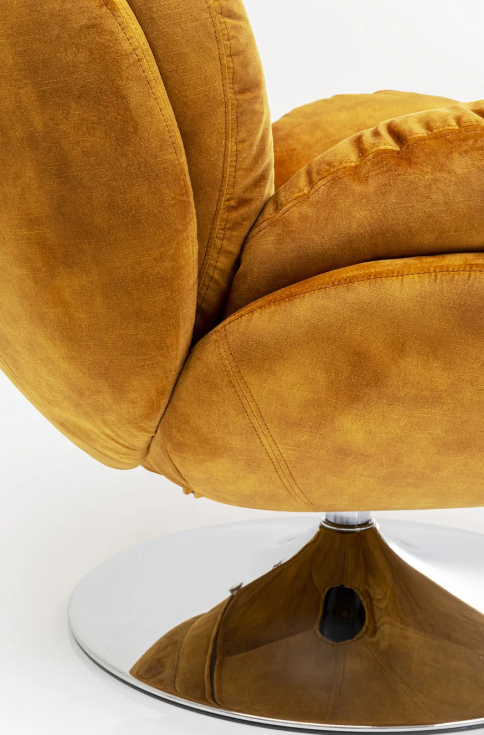 KARE Design Draaistoel Cosy Amber Clearance