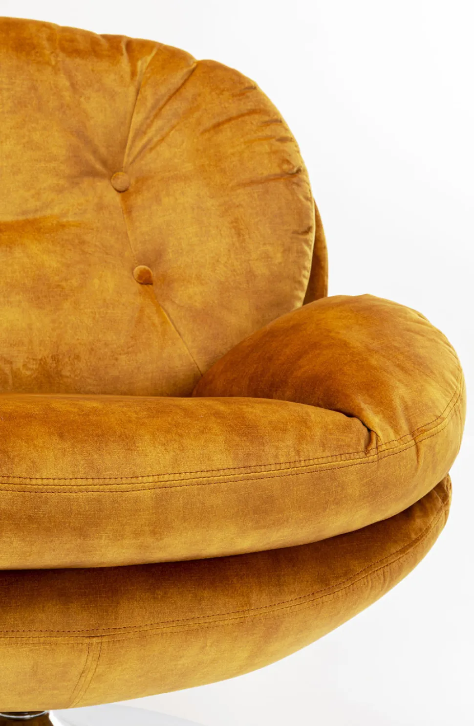 KARE Design Draaistoel Cosy Amber Clearance