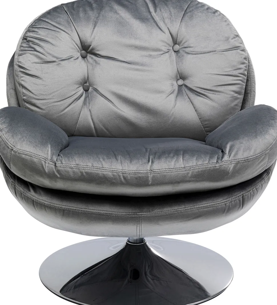KARE Design Draaistoel Cosy Grijs Clearance