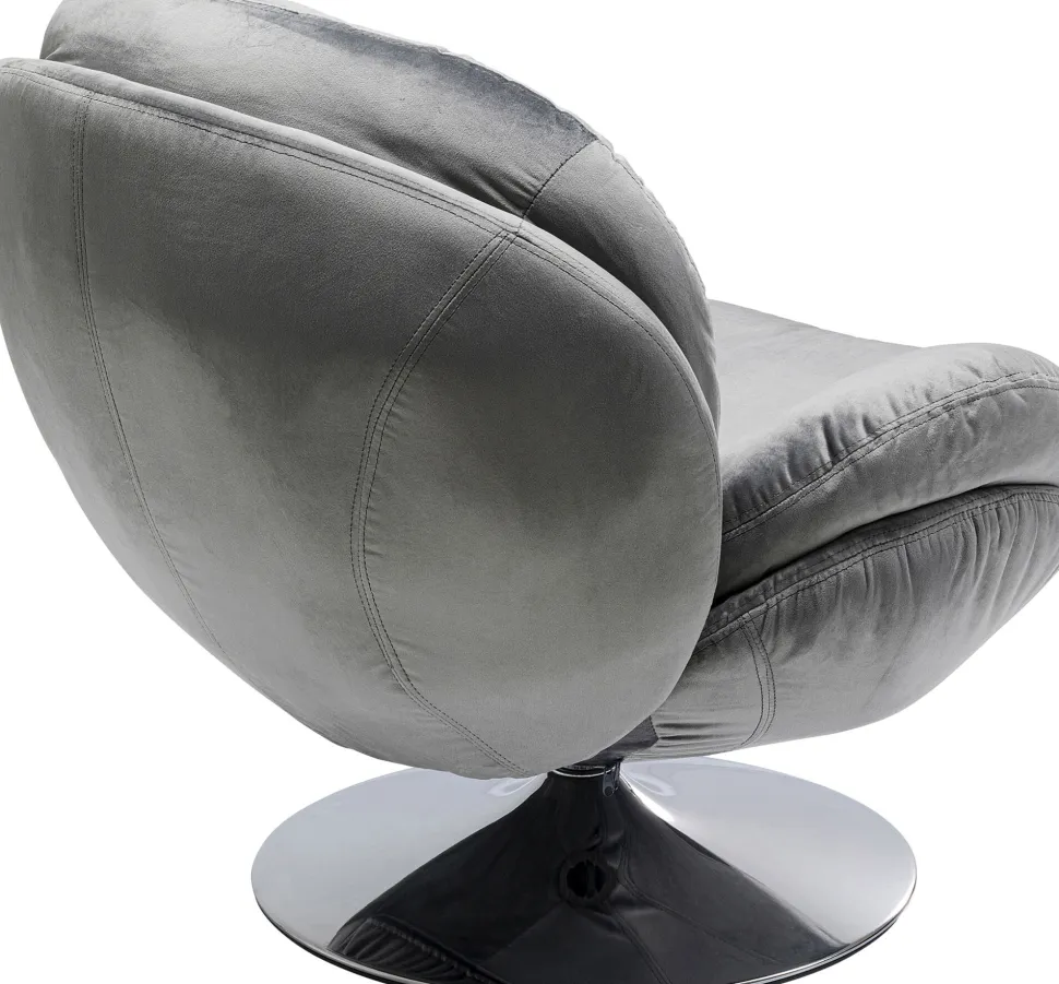 KARE Design Draaistoel Cosy Grijs Clearance