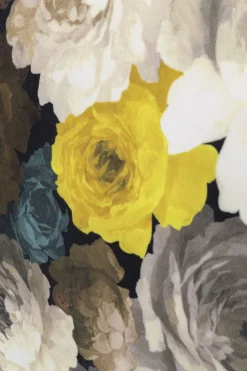 KARE Design Draaistoel Peony Flower Geel Discount